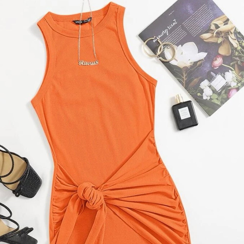 Orange dress